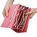 Jastore® Lady Women Crown Clutch Leather Long Wallet Card Holder Purse (Black)