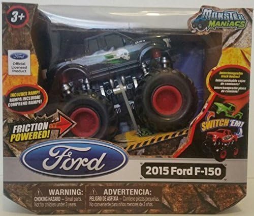Monster Maniacs 2015 Ford F-150 Friction Powered, Black color