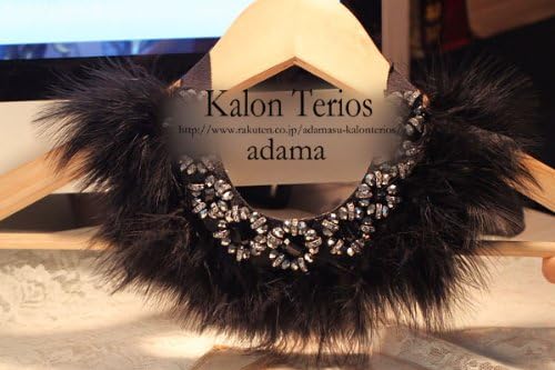 Amazon Co Jp Bxxxxx1416予約高品質 高級感 派手なデザイン黒羽毛ラインストーン 付け襟 M こちらの商品の内訳は 番号 70 C号 1枚 のみ 服 ファッション小物