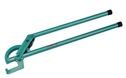 Rohrbiegezange f.Stahl-u.Edelstahlrohre 15mm Rolle blau lackiert r=60mm b.90Grad
