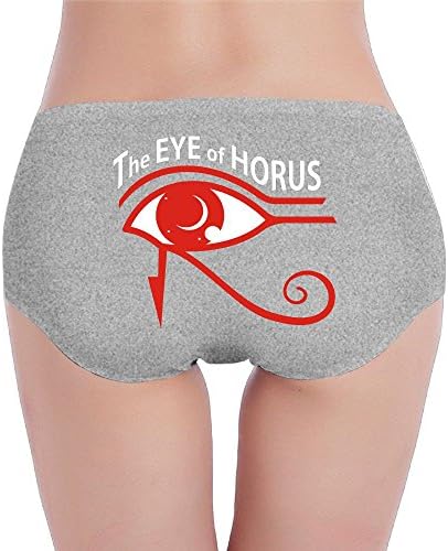 Changan Women's Hipster Panties Briefs Red Eye of Horus Stretch Cotton Soft Low Rise Underwear