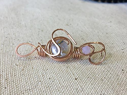 Mother of pearl Loc Jewelry Dreadlock Adornment Hair Bead