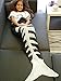 Zaful Mermaid Tail Blanket Super Soft Fashion Sleeping Bags Knitted Crochet Snuggle Best Christmas Birthday Gift for Girls (Fish Bone, L)