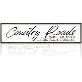 Welcome Home Decoration Sign, Farmhouse Decor for Front Door, Rustic Porch Sign, Table Shelf Wall Decor Art, Housewarming Gifts, Disney Lover Home Decors, Welcome to Our Home Signs 17.8x4x1.2 inches