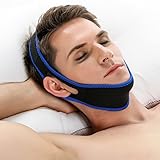 Sleep Well Anti-Snore Chin Strap Reduce Snoring Device Free Breathing Jaw Strap, Straight shape by ACEVIVI
