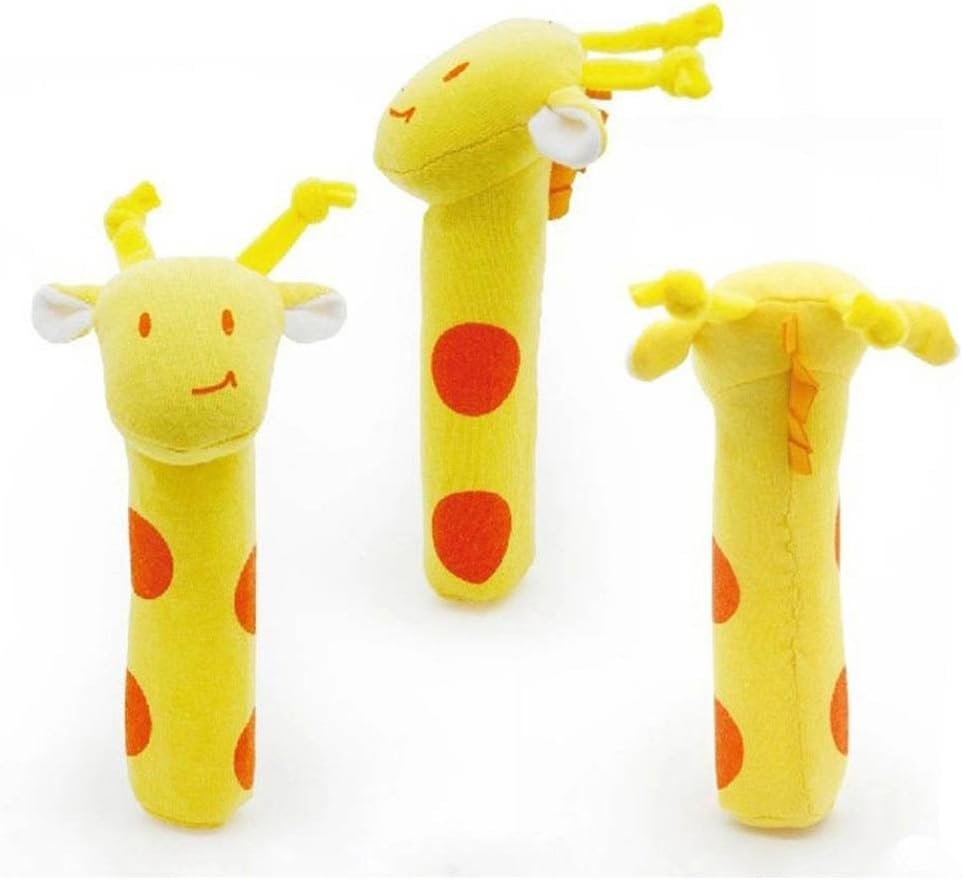 FEITONG Cute Good Soft Developmental Animal Stuffed Infant Toddlers kids Plush Toys Rattles