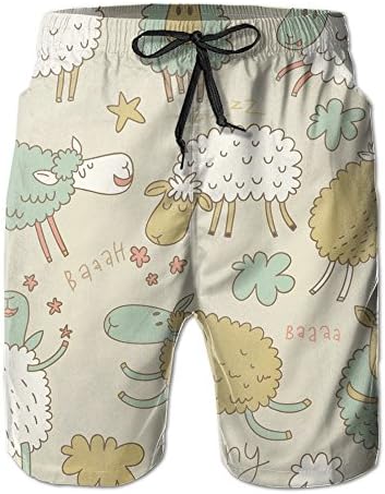 Lovely Sheep/mens Classic Fit Running Pants