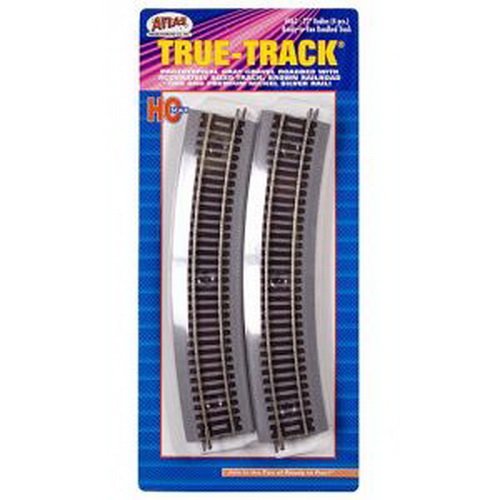 True-Track 22" Radius Track (4) HO Scale Atlas Trains