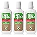 Hello Natural Watermelon Flavor Kids Fluoride Free Rinse, Alcohol Free, Vegan, SLS Free, Mouthwash for Kids Age 6 and Up, 16 Fl Oz (Pack of 3)