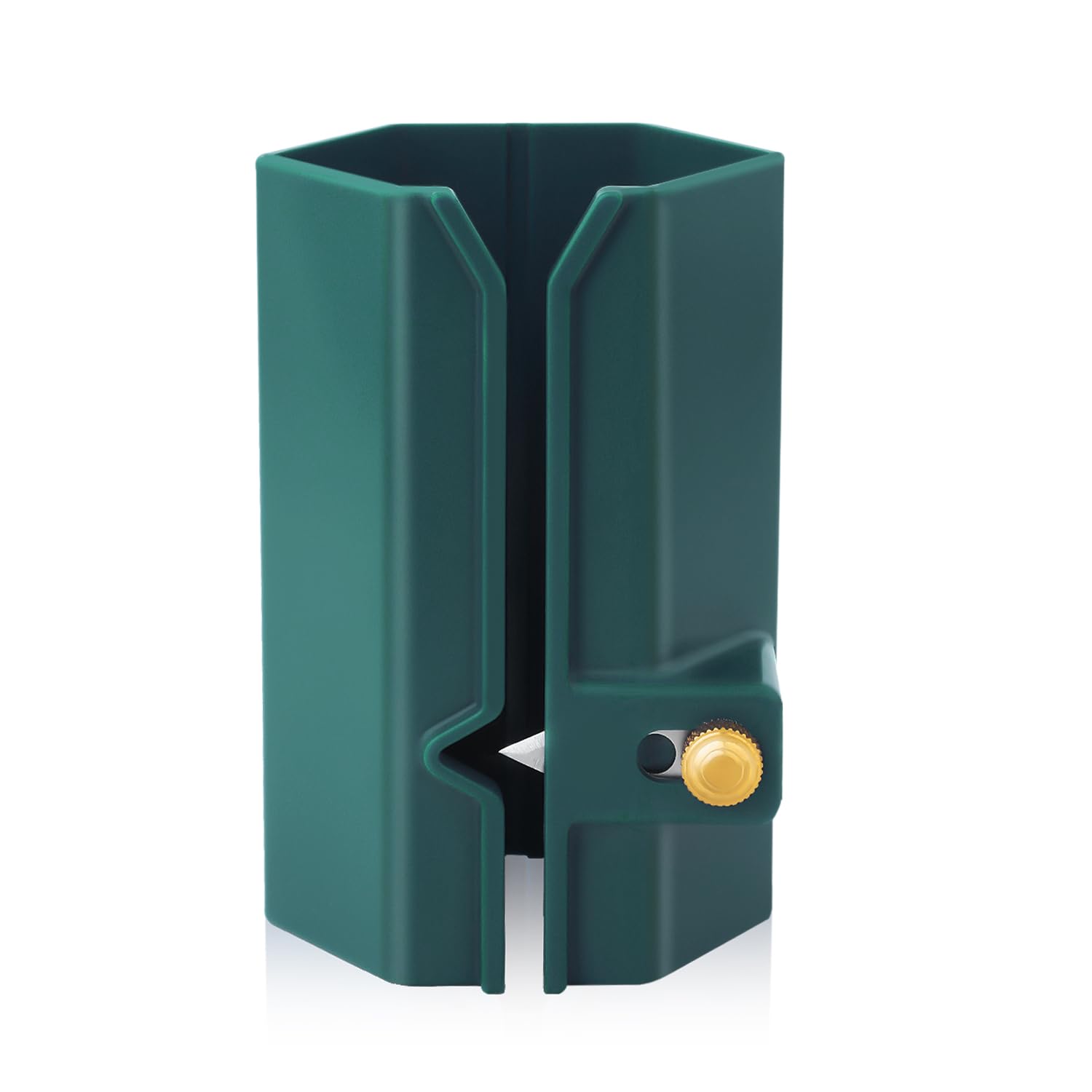 LUTER Gift Wrap Cutter Tool, Dark Green Sliding Wrapping Paper Cutter, Perfect for Gift Wrapping on Christmas, Birthday, Wedding, Party or Other Festivals