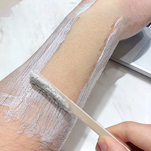 SelfTek 100Pcs Wooden Wax Applicator Spatulas Sticks Hair Removal Stick