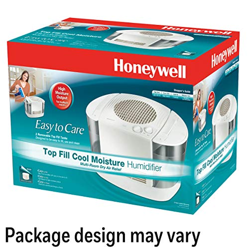 PUR Honeywell HEV685W Top Fill Console Humidifier, Large, White