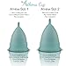 Athena Menstrual Cups - Small - The Original Softer Reusable Period Cups for Women – for Light to Regular Flow – No Shift Menstruation Cup with Form Fit Rim for Easy Insertion