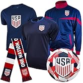 Icon Sports Official Soccer National Team Ultimate Fan Pack - Unisex Adult - Jacket, T-Shirts, Scarf & Soccer Ball