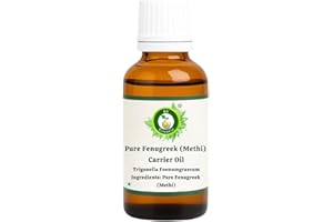 R V Essential Pure Fenugreek (Methi) Carrier Oil 30ml (1.01oz) Trigonella Foenumgraecum
