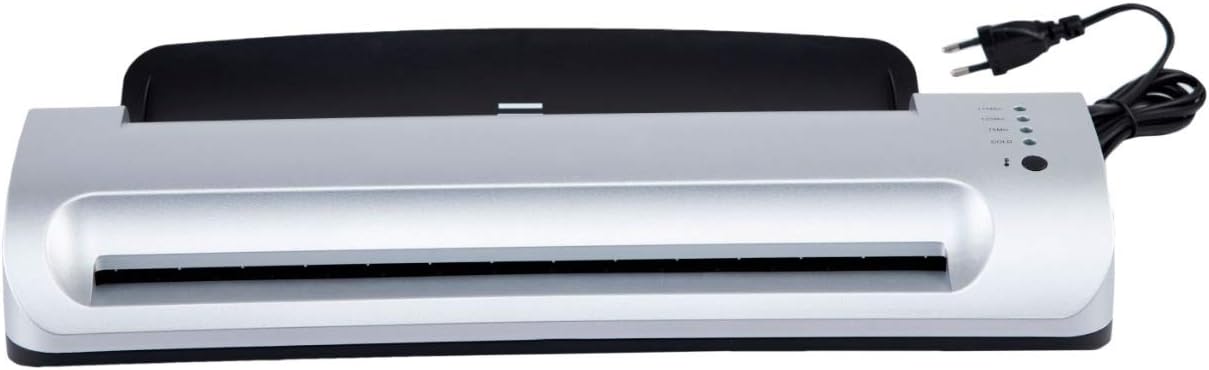 Reetrix® A3 / A4 Lamination Machine Plus Ideal for Photos ID, I-Card, Hot & Cold Laminator (Grey+Black)