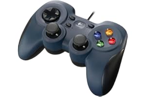 Logitech G F310 Wired Gamepad Controller Console Like Layout 4 Switch D-Pad PC - Blue/Black