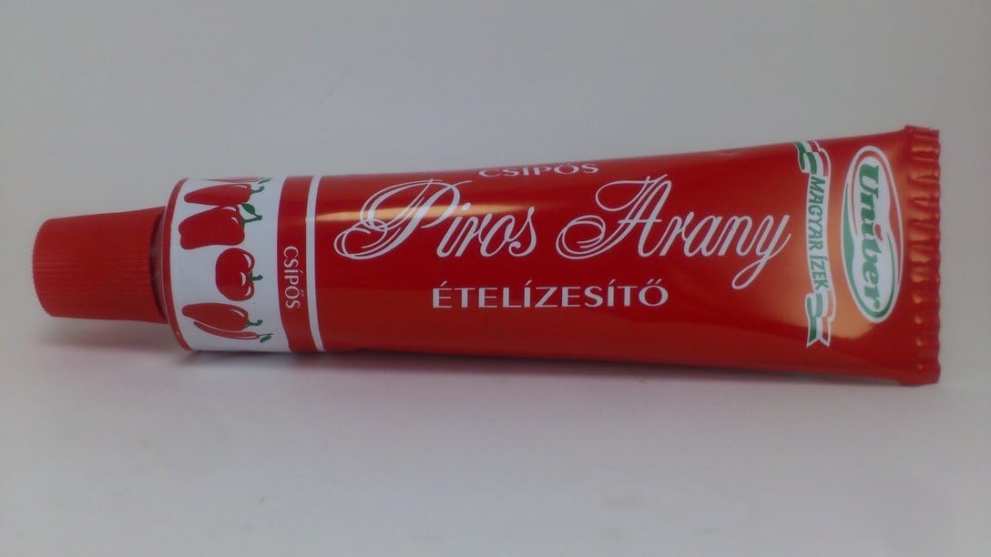 Red Gold - Univer Piros Arany - Hungarian HOT pepper paprika paste 70g / 2.5 oz