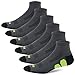 BERING Men's Performance Athletic Ankle Running Socks (6 Pair Pack)