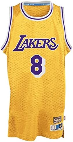 Bryant Los Angeles #8 Throwback Swingman Jersey (Medium, gold)