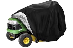 Heavy Duty Riding Lawn Mower Cover for John Deere D130 60 2012-2016, All-Season Protection for Lawn Tractors, Dust and Water-