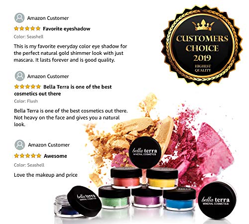 Bella Terra - Mineral Shimmer - All Colors - Natural - Original - Cruelty-Free - Eye Glitter - Eye Highlighter (Gold)