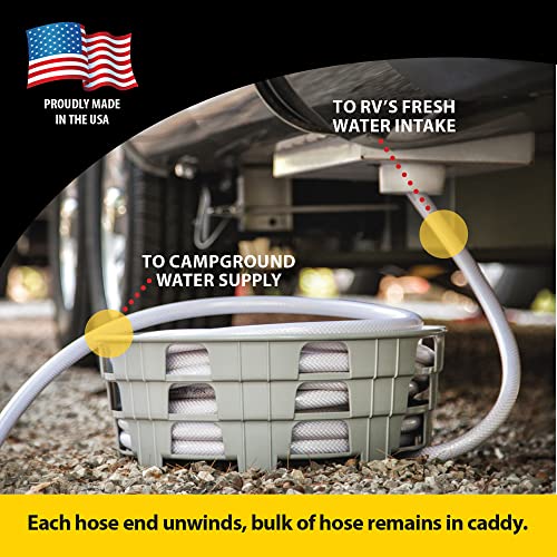 Stromberg Carlson HC75 Hose and Cord Caddy for RV Holds Up to 75