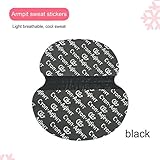 5PCS Unisex Summer Deodorants Cotton Pads Underarm Armpit Sweat Pads Disposable Pad Anti Sweat Shield Black