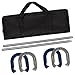 Best Choice Products Powder Coated Steel Horseshoe Game Set W/ Carrying Case