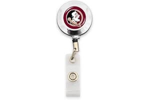 FTH Badge Reel with Alligator Clip (Florida State Seminoles)