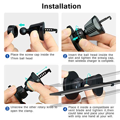 Ciencimy Magsafe Car Mount 360° Adjustable Air Vent Phone Holder Hands Free Designed for iPhone 12 Mini / iPhone 12 / 12 pro /Max