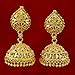 Banithani 18K Gold Plated Big Drop Dangle Jhumka Jhumki Earrings Set New Bollywood Jewelry