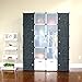 UNICOO - Multi Use DIY Plastic 20 Cube Organizer, Bookcase, Storage Cabinet, Wardrobe Closet Black with Black + White Door (Deeper Cube)