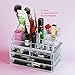 Ovonni Acrylic Makeup Brush Stand Box (4 Drawers)