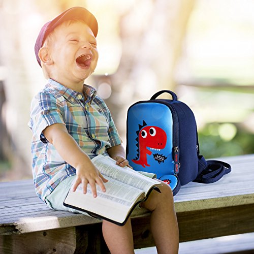 JiePai Dinosaur Toddler Kids Backpack with Harness Leash for Boys Girls Age 1-3