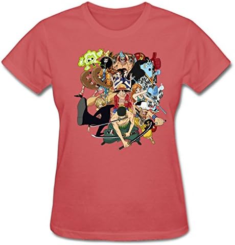 Women's Top One Piece Anime New Age Soft Cotton Short Sleeve T-Shirt pink L
