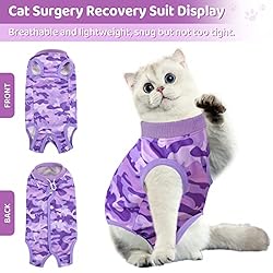 SUNFURA Camo Printed Cat Recovery Suit, Cat