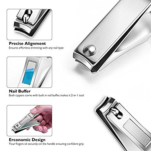 SHEEN Small Nail Clippers for Fingernail Sharp Nail Cutter made of Stainless steel