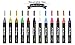 Airbay Liquid Chalk Markers - 12 Colored Washable Pens Plus Neon Gold And Silver, Chalkboard Window Paint 6mm Reversible Tip And Brand New Revolutionary Cap
