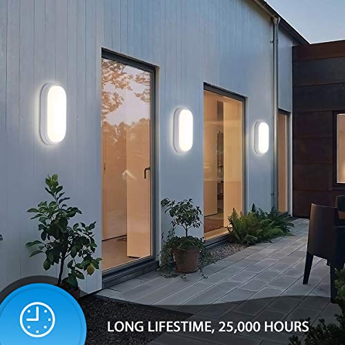 LED Deckenleuchte Bad 18W, Oeegoo 1440LM LED Deckenlampe, IP54 Wasserdicht LED Ovalleuchte, Kellerlampe, Balkonlicht… – Bild 7