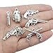 Gun Charm Collection-100g Craft Supplies Pistol Gun Weapon Charms Pendants for Crafting, Jewelry Findings Making Accessory for DIY Necklace Bracelet Earrings (M115)