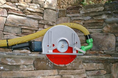 Saw Muzzle Type E - fits Bosch, DeWalt, Hitachi and other grinder based 10-14" electric cut-off saws