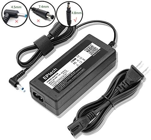 AC Adapter for HP AR5B125 ARSB125 Touch Ultrabook Laptop PC Power Supply Charger (OD: 4.8mm Black Long Plug Tip)
