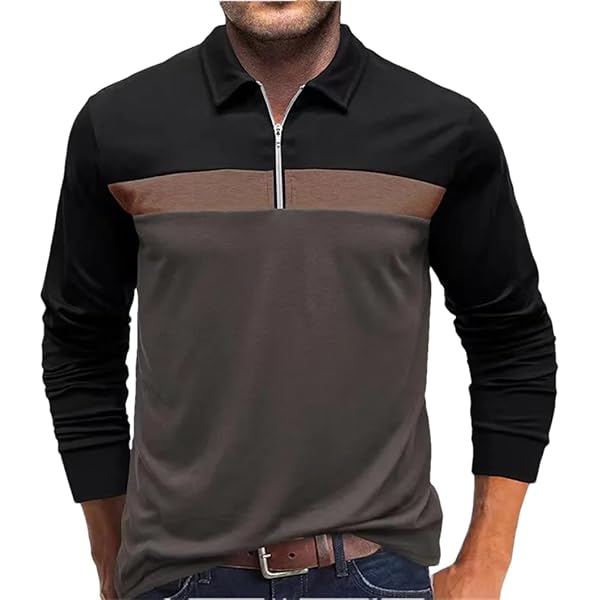 Muscularfit Short Sleeve Mens Shirts Long Sleeve Cotton Quarter