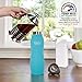 Healthy Human Stainless Steel Curve Water Bottle | 100% BPA Free Thermos for Kids & Adults | Vacuum Insulated Water Bottles | Metal Bottles with Leak Proof Lid (21 oz/ 621 ML, Glacier)