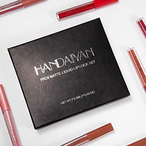 BestLand 7Pcs Matte Liquid Lipstick Makeup Set, Matte liquid Long