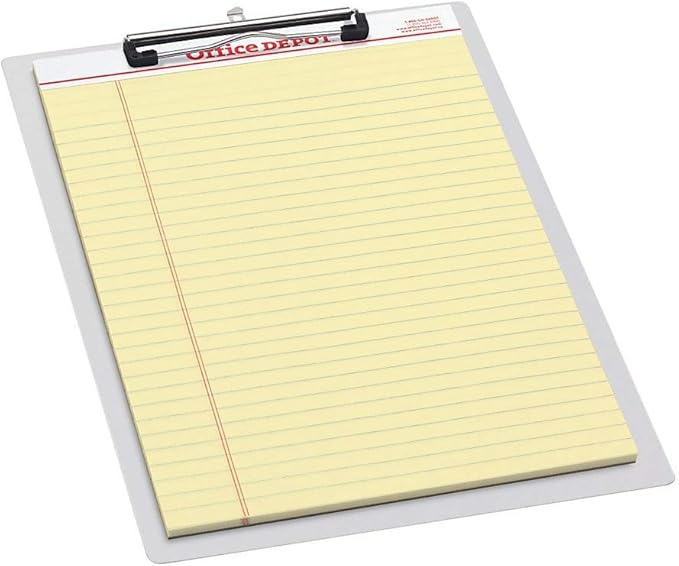 Office Depot Aluminum Clipboard, 10047 Office Products