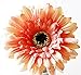 10 PCS Real Touch Latex Silk Artificial fake plastic Daisy Chrysanthemum Flowers Sun Chrysanthemum,Sunflower, Simulation Gerber, Dimorphotheca,Party Room home Decoration DIY Flower Bouquet (orange)