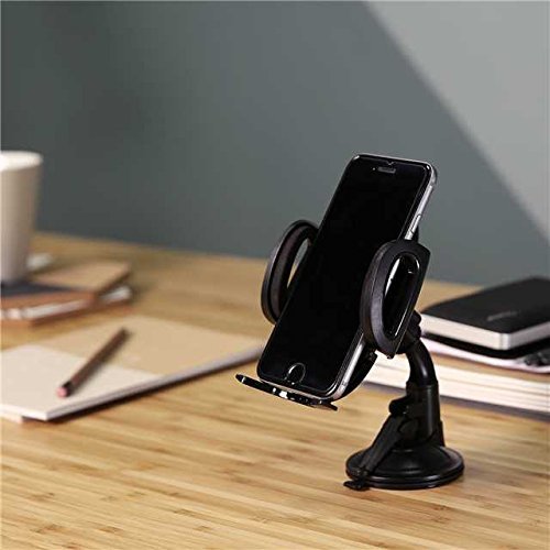 AUKEY Car Phone Mount, Washable Strong Suction Phone Holder with Quick Release Button for iPhone 8/8 Plus / 7/7 Plus, Samsung and More