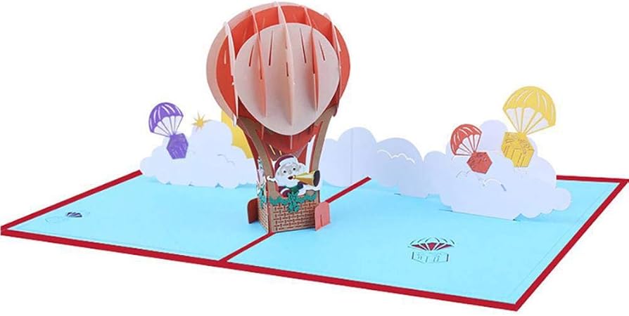 Biglietti Di Natale Hot.Norbi 3d Pop Up Biglietto D Auguri Grazie Dando Di Benedizione Cartolina Di Natale 3d Holiday For Christmas Holiday Birthday 1greeting Card 1envelop 7 8 X 5 9 Hot Air Balloon Amazon It Casa